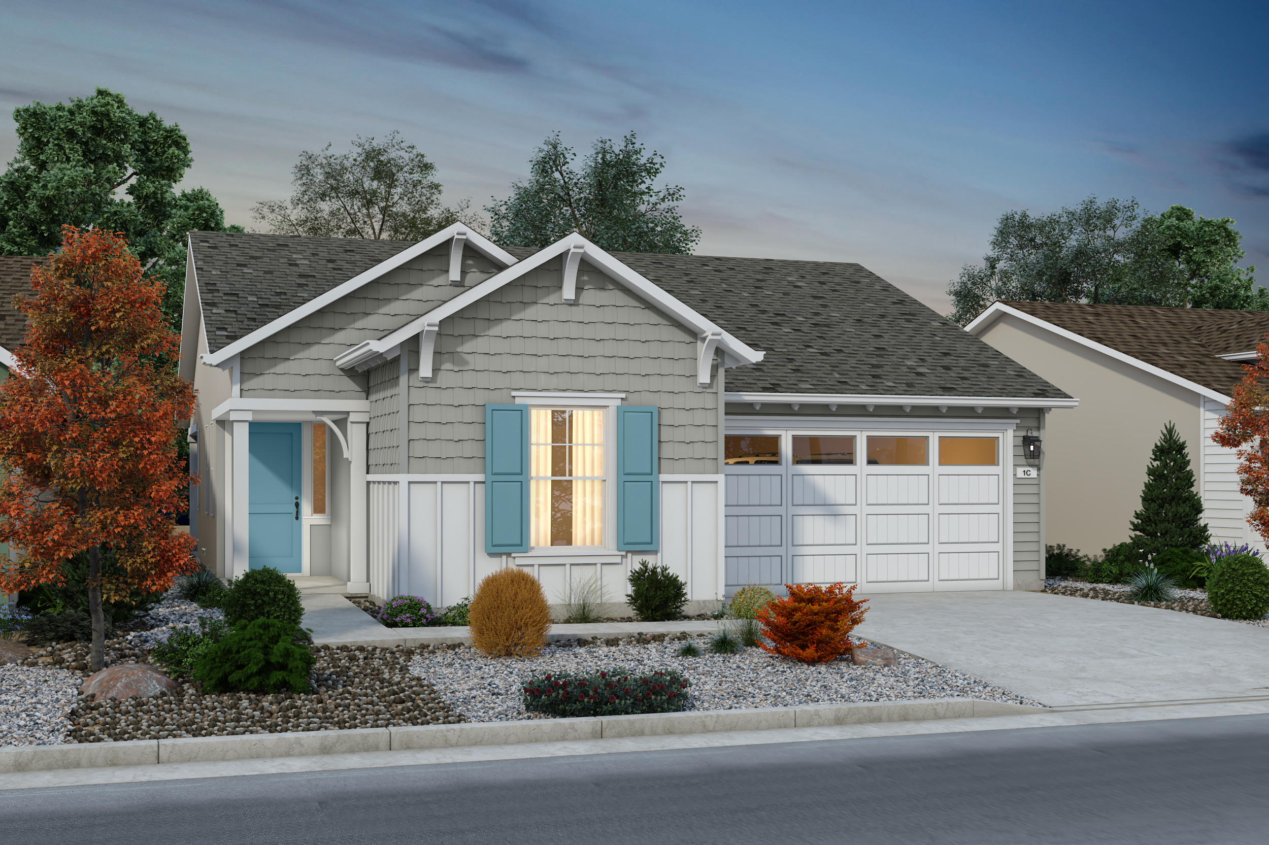 Silverado Single Family Homes_Plan 1C_Color Render_Scheme 11_V04