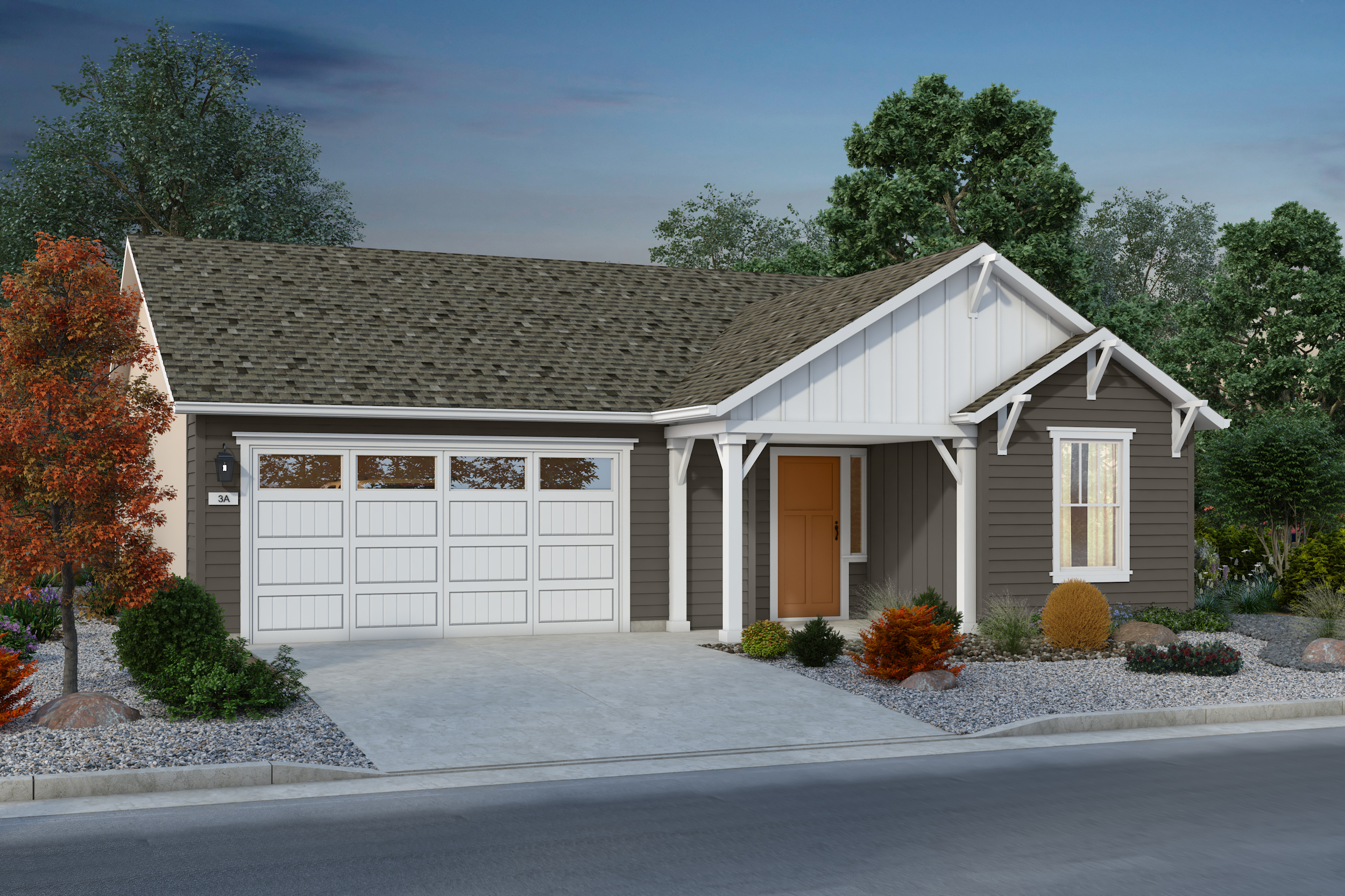 Silverado Single Family Homes_Plan 3A_Color Render_Scheme 7_V04