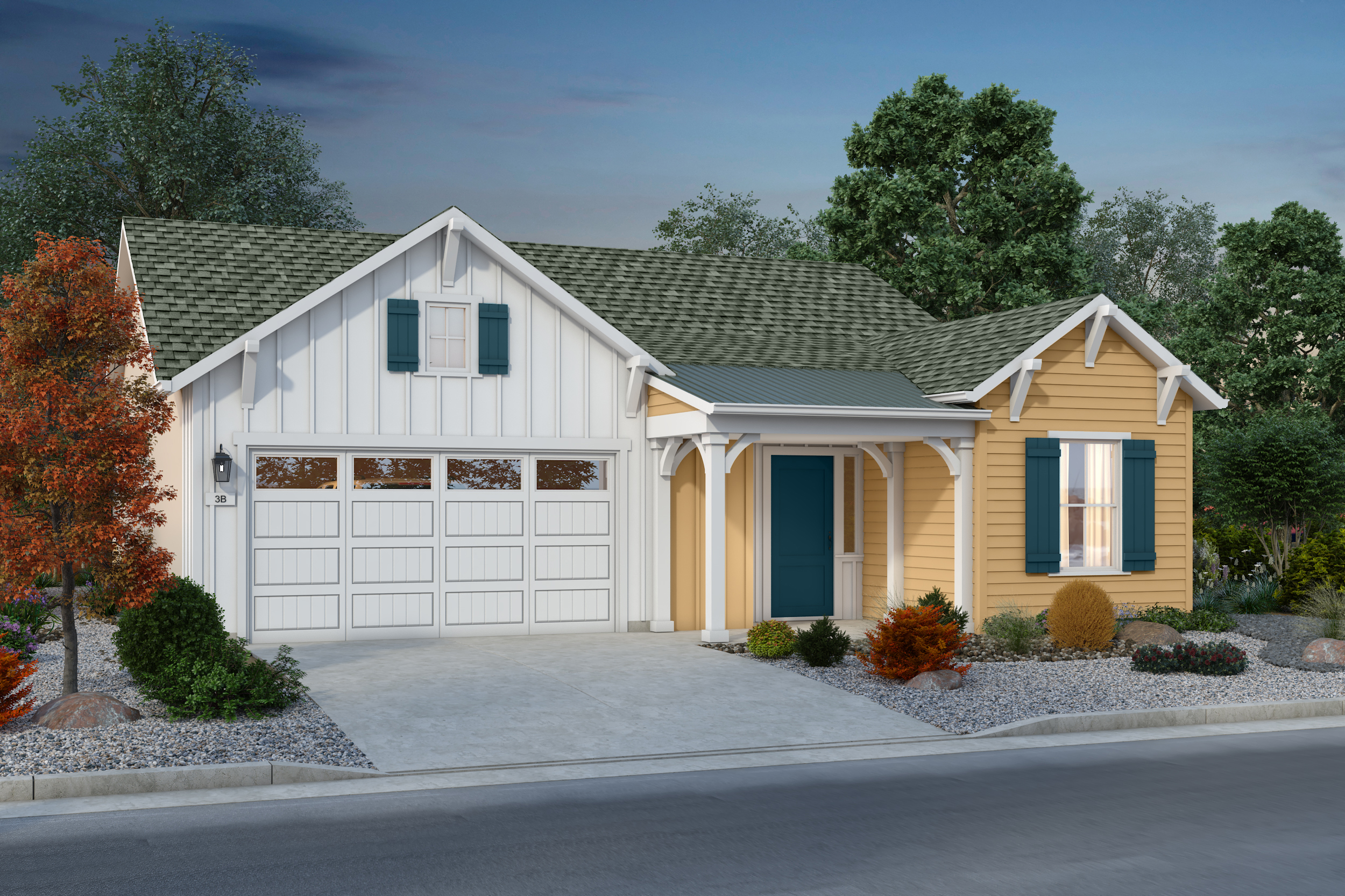 Silverado Single Family Homes_Plan 3B_Color Render_Scheme 5_V04