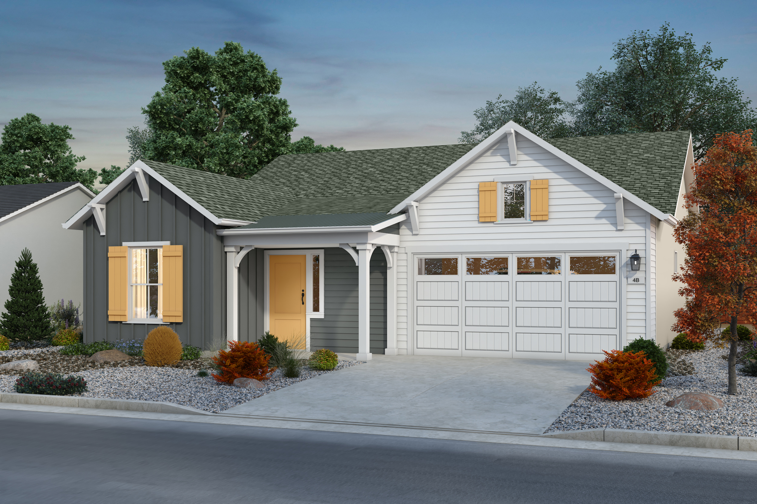 Silverado Single Family Homes_Plan 4B_Color Render_Scheme 2_V04